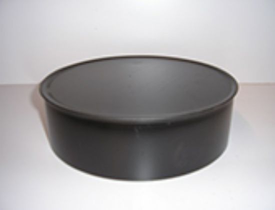 Picture of 2167A 7" BLACK PLAIN END CAP