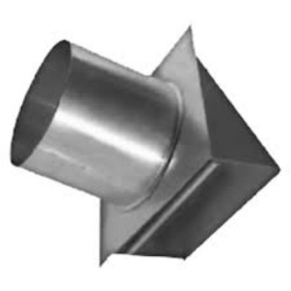 Picture of ECSPBS06 6" EXHAUST CAP BLK W/EK6 DAMP K