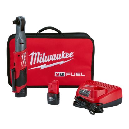 Picture of 2558-22 M12 1/2" RATCHET KIT W/2 BATTERY