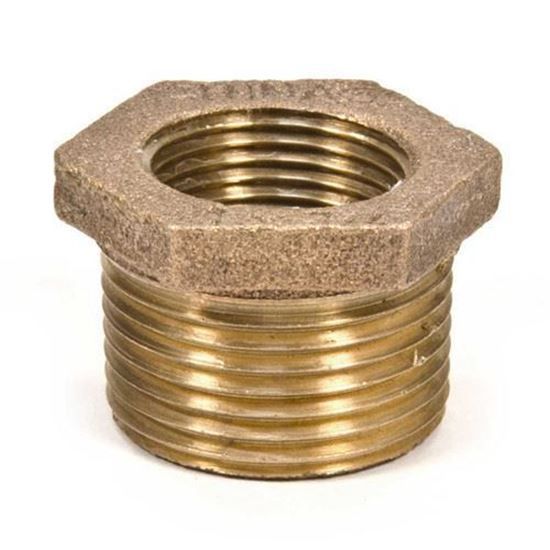 Picture of C++ 3 X 2" MXF BRS THRD HEX BUSHING