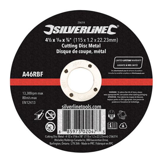 Picture of C++ 256314 GRINDING DISK METAL 4.5X1/16X
