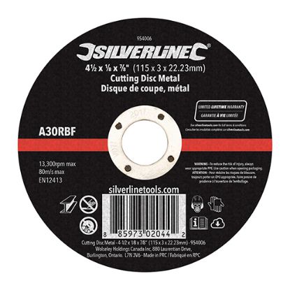 Picture of C++ 954006 4-1/2" CUTTING DISK METAL