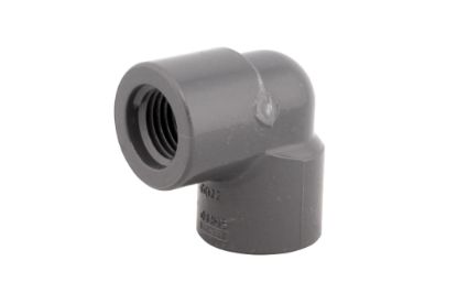 Picture of 1"/2" X 90D PVC 80 THRD ELBOW