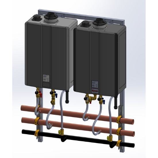 Picture of C++ TRW02STIN 2UN NG INT WALLHNG RACK W/