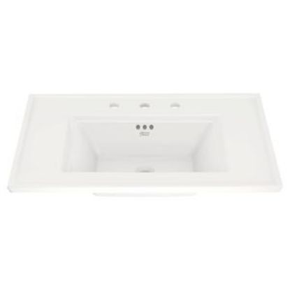 Picture of 0298008020 TWN SQ S VANITY TOP 8"CTR WHT