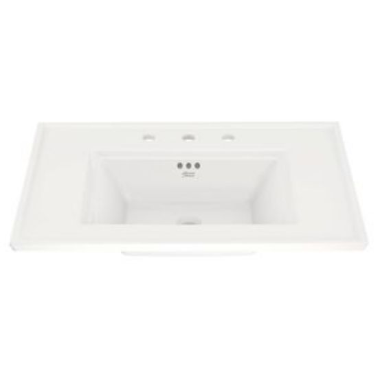Picture of 0298008020 TWN SQ S VANITY TOP 8"CTR WHT