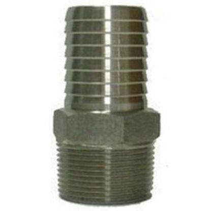 Picture of SSMA-125 1-1/4" 304SS INSERT X MIP ADAP