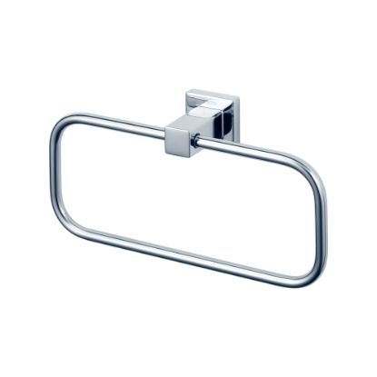 Picture of YTT408U#CP TOWEL RING L SER (SQ) CHR