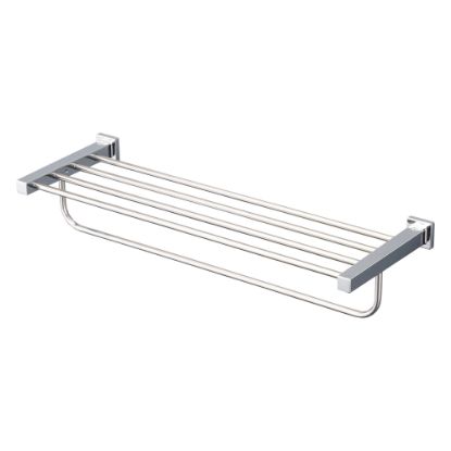 Picture of YTS408BU#CP TOWEL SHELF L SER (SQ) CHR