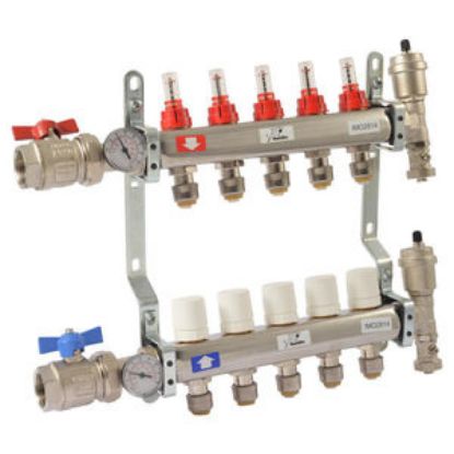 Picture of RS+24932 MANIF 1/2" 5-PORT UNDERFLOOR SB