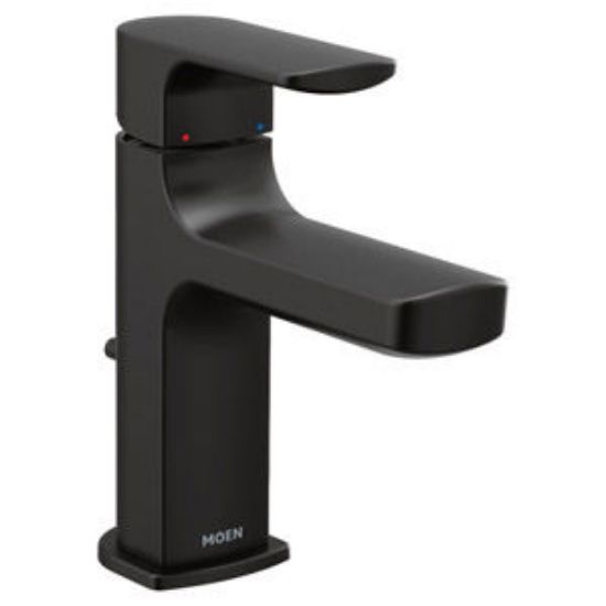 Moen 6900BL Rizon Single Handle Lever Bathroom Sink Faucet, Matte