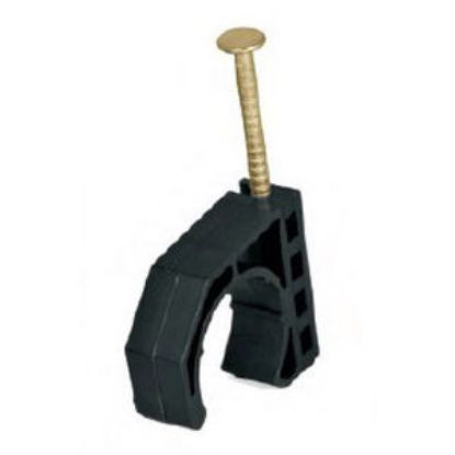 Picture of 28304 1/2"  PLASTIC J CLIP WITH NAIL