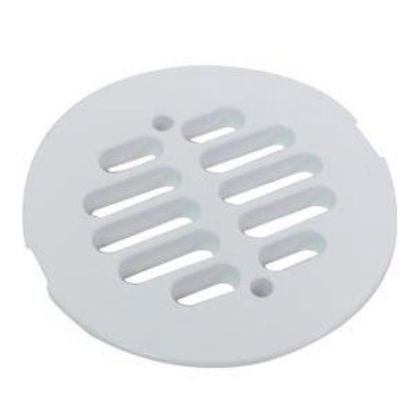 Picture of 321942-2W PVC WHITE SHW DRN GRATE ONLY