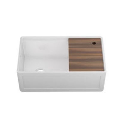 Picture of 093319 FIRA REV APRON WHI SGL 33X19