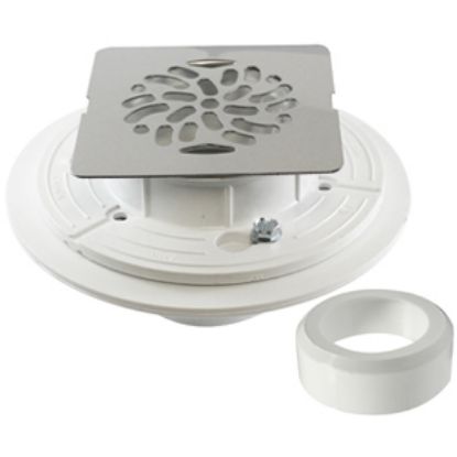 Picture of 322342WSS 2" PVC TILED SHW DRN SQ SS