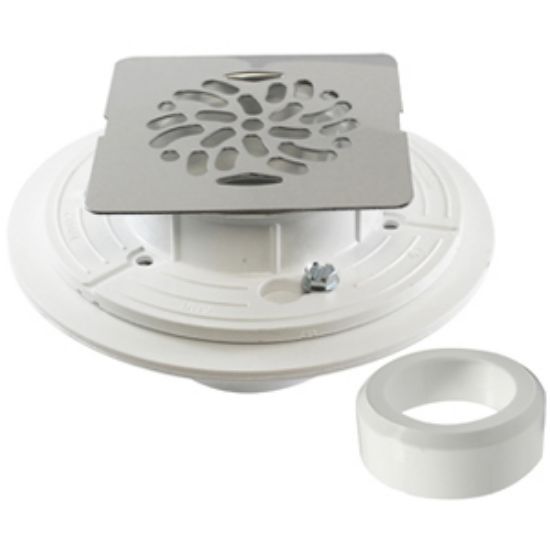 Picture of 322342WSS 2" PVC TILED SHW DRN SQ SS