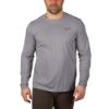 Picture of 415G-L WRKSKN LIGHT LS SHIRT GRAY L