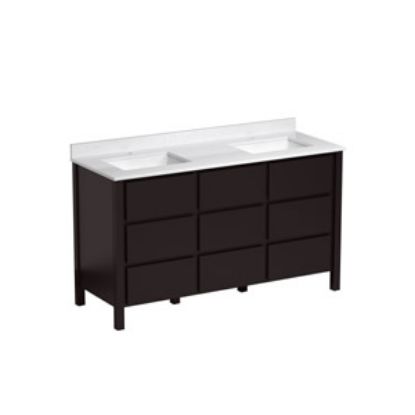 Picture of C++ 60" JACOB VANITY DK ESPRESSO