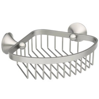 Picture of YB5275BN WYNFORD CORNER SHOWER BASKET BN