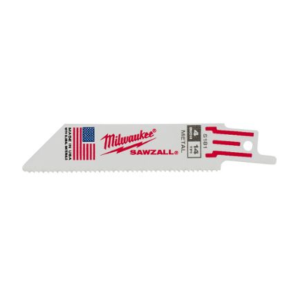 Picture of 48005181 (5) 4" 14TPI RECIP BLADE SAWZ