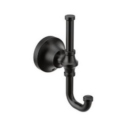 Picture of YB0503BL COLINET DOUBLE ROBE HOOK BL