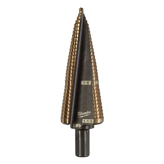 Milwaukee 48-89-9289 1/8 in. - 1-1/8 in. Cobalt Step Drill Bit