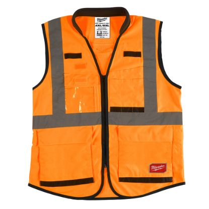 Picture of 48735094 12 PREM HI-VS VEST-ORG-4X/5XCSA