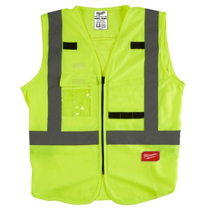 Picture of 48-73-5064 12 HI-VIS VEST-YELW-4X/5X CSA