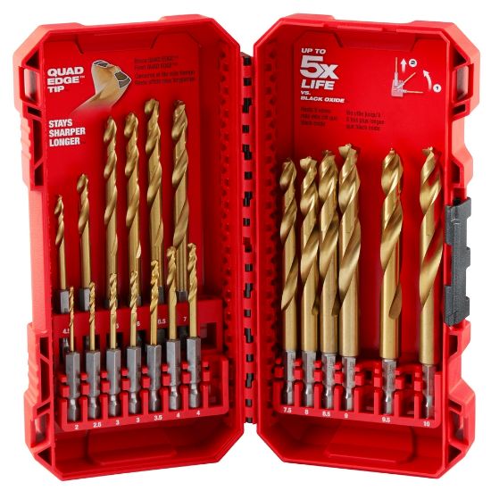 Milwaukee 48-89-4860 Shockwave Red Helix Metric Titanium Drill Bit