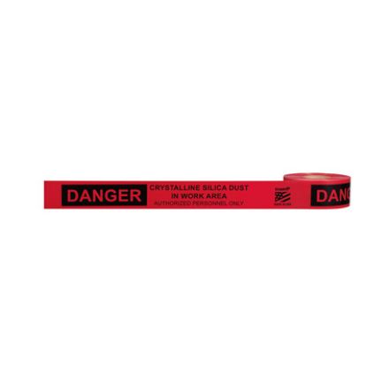 Picture of 712791 3"X1000' DANGER SILICA DUST GRADE