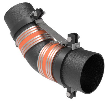 Picture of 117-12-L 12"X1/8DEG BEND NO-HUB RES