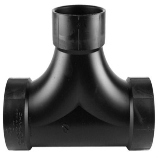Picture of 2" ABS-DWV SOC WYE TEE