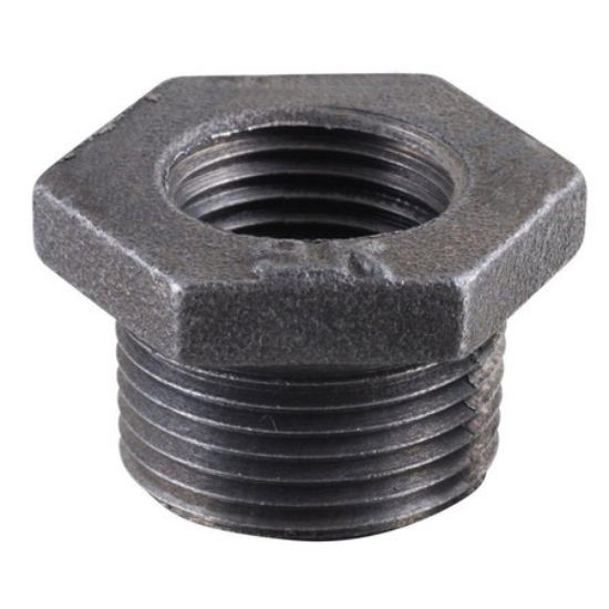 Picture of 8 X 6" MXF BLK MALL HEX BUSHING