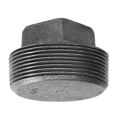 Picture of 1-1/2" BLK MALL SQ HEAD SOLID PLUG