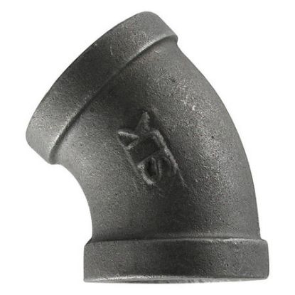 Picture of 1/4" XH BLK MALL 45 ELBOW