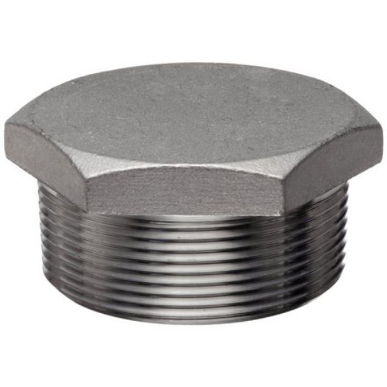Picture of 1-1/2" 150# HEX CORED PLUG 316SS