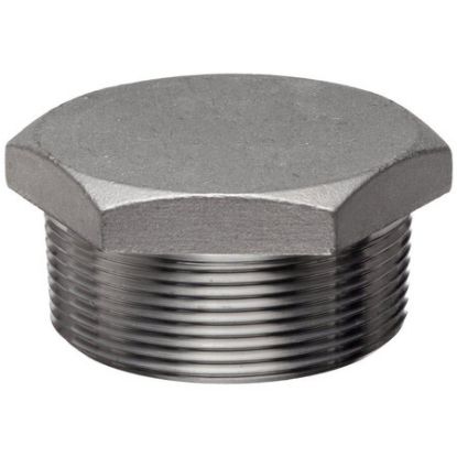 Picture of 1" 150# HEX CORED PLUG 316SS