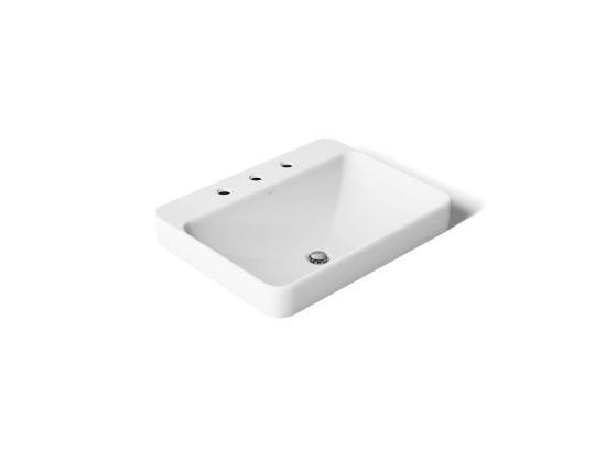 Kohler 2660-8-0 Vox 23 in. x 18-1/8 in. Vessel Mount Vitreous