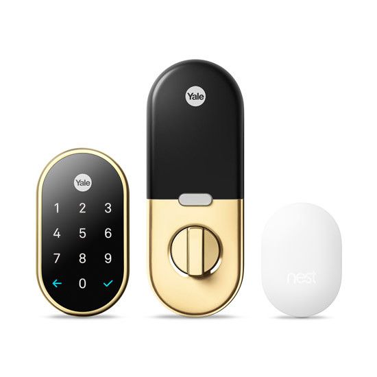 Picture of C++ RBYRD540WV605 NEST X YALE LOCK BRASS