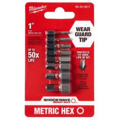 Picture of 48-32-4617 8PC 1" INSRT METRC HEX BIT