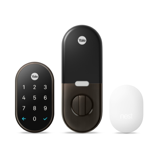 Picture of C++ RBYRD540WVBSP NEST X YALE LOCK W/CON