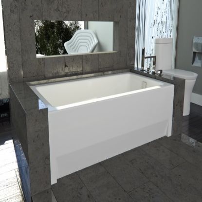Picture of ZORA 36X66 BATH LDRN FLG&SKT WHI