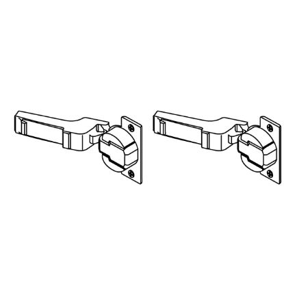 Picture of 1374719 DOOR HINGE SERVICE HALF OVERLAY