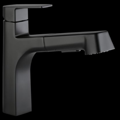 Picture of C++ P6919LF-BL SINGLE HNDL KITCHEN PULL-