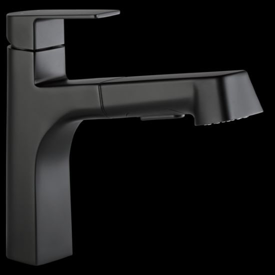 Picture of C++ P6919LF-BL SINGLE HNDL KITCHEN PULL-
