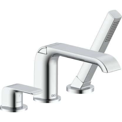 Picture of T3763 3-HOLE ROMAN TUB W/ HANDSHOWERTRIM
