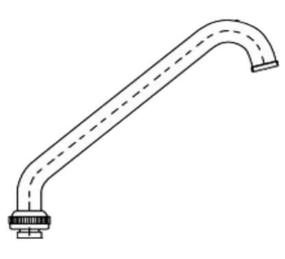 Picture of 060456A 14" TUBULAR SWING SPOUT