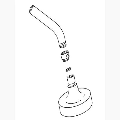Picture of 1152951-BN SHOWERHEAD AND ARM KIT S.F.