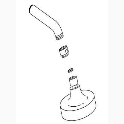 Picture of 1152949-SN SHOWERHEAD AND ARM KIT S.F.