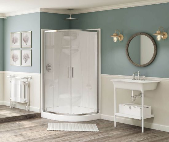 Picture of 102998000001100 40" N/R SHW W/SEAT WHI